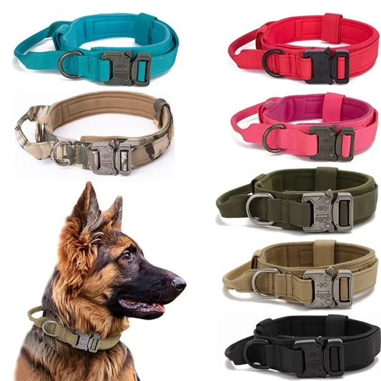 Durable Tactical Dog Collar and Leash Set