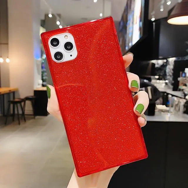 Glitter Square Phone Case