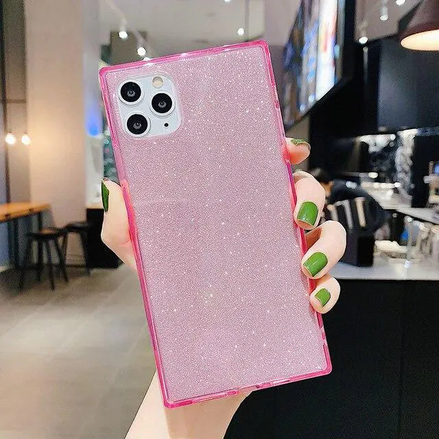 Glitter Square Phone Case