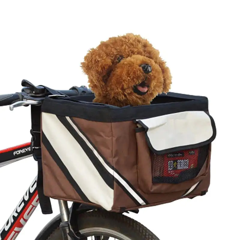 Puppy Bicycle Basket Carrier