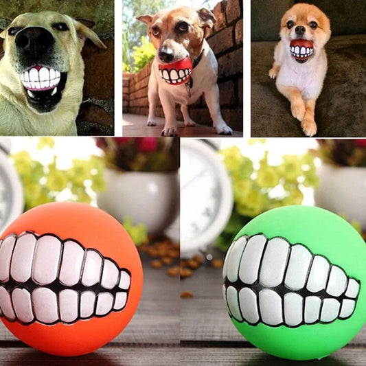 Ball Toy Teeth Cleaner & Treat Dispenser