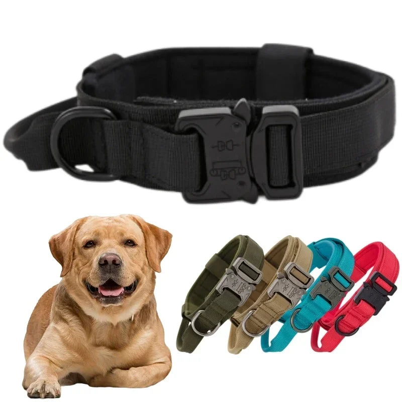 Durable Tactical Dog Collar and Leash Set