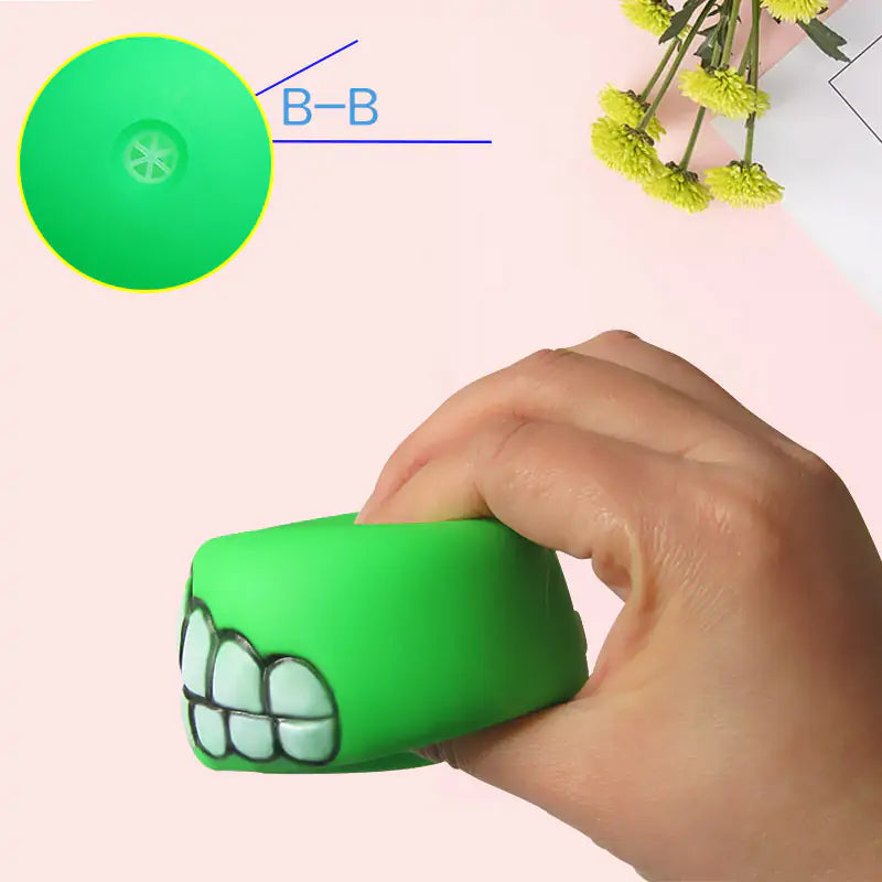 Ball Toy Teeth Cleaner & Treat Dispenser