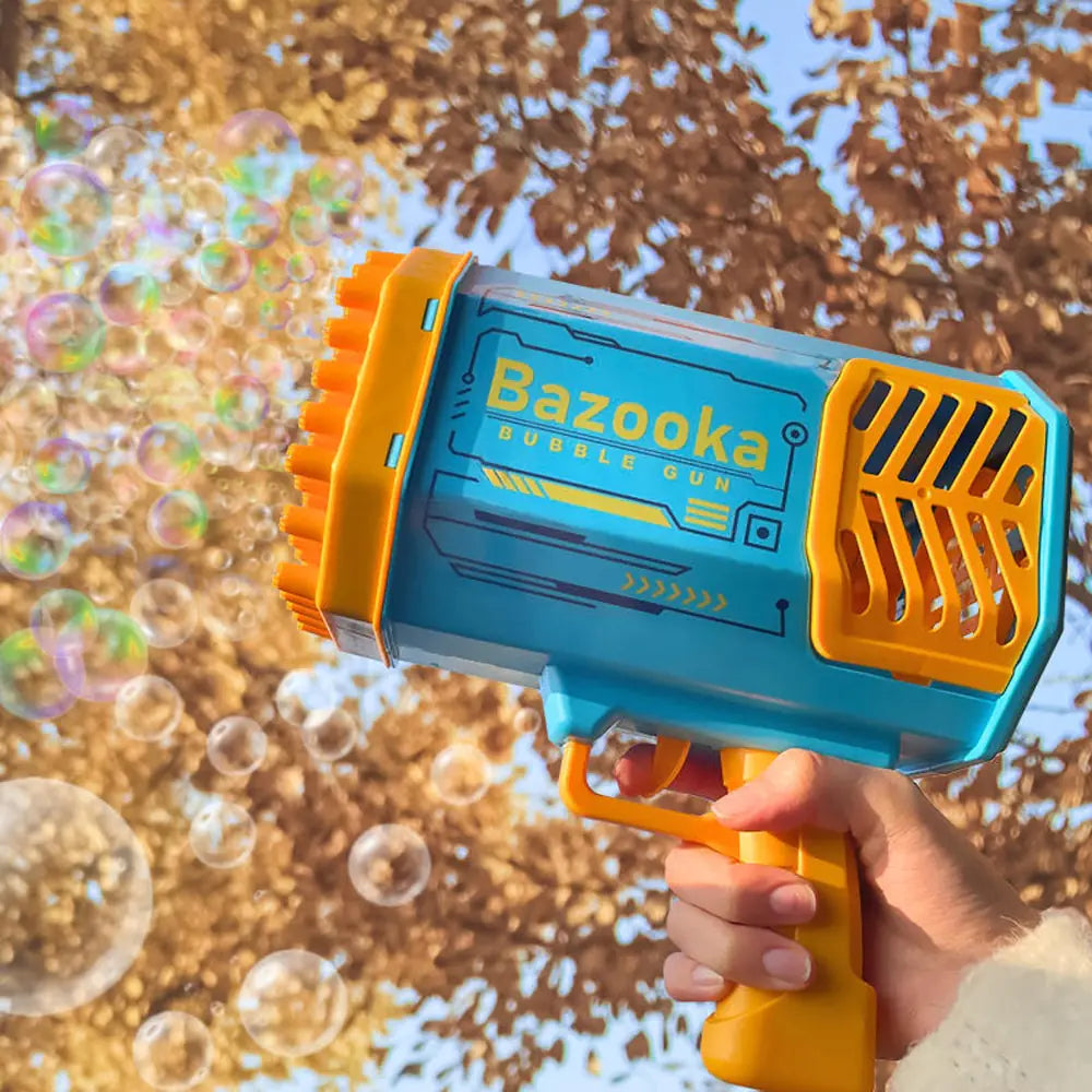 Bazooka Bubble Machine with Light Rocket Launcher