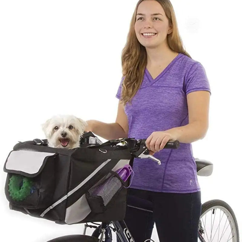 Puppy Bicycle Basket Carrier