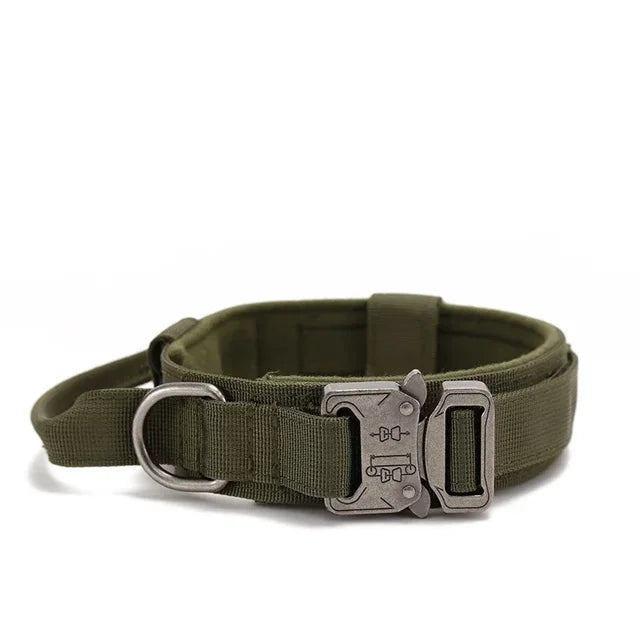 Durable Tactical Dog Collar and Leash Set