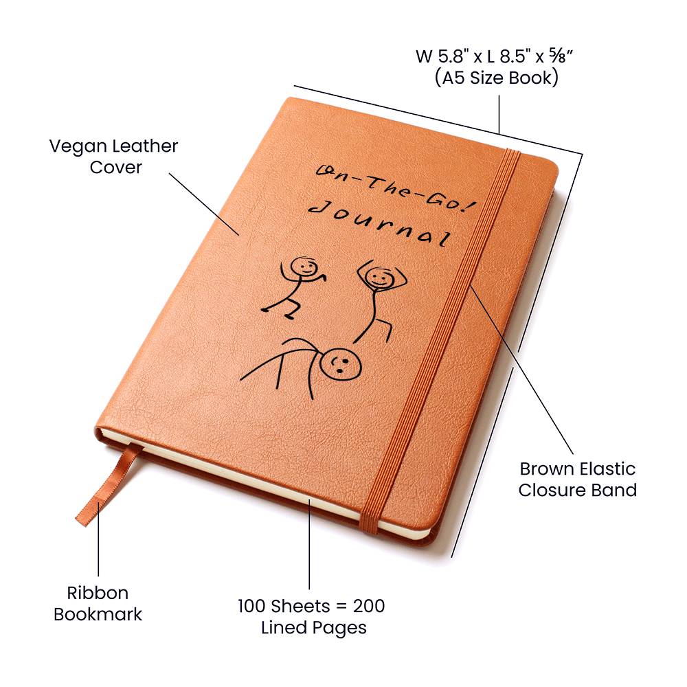 On-The-Go Vegan Leather Journal