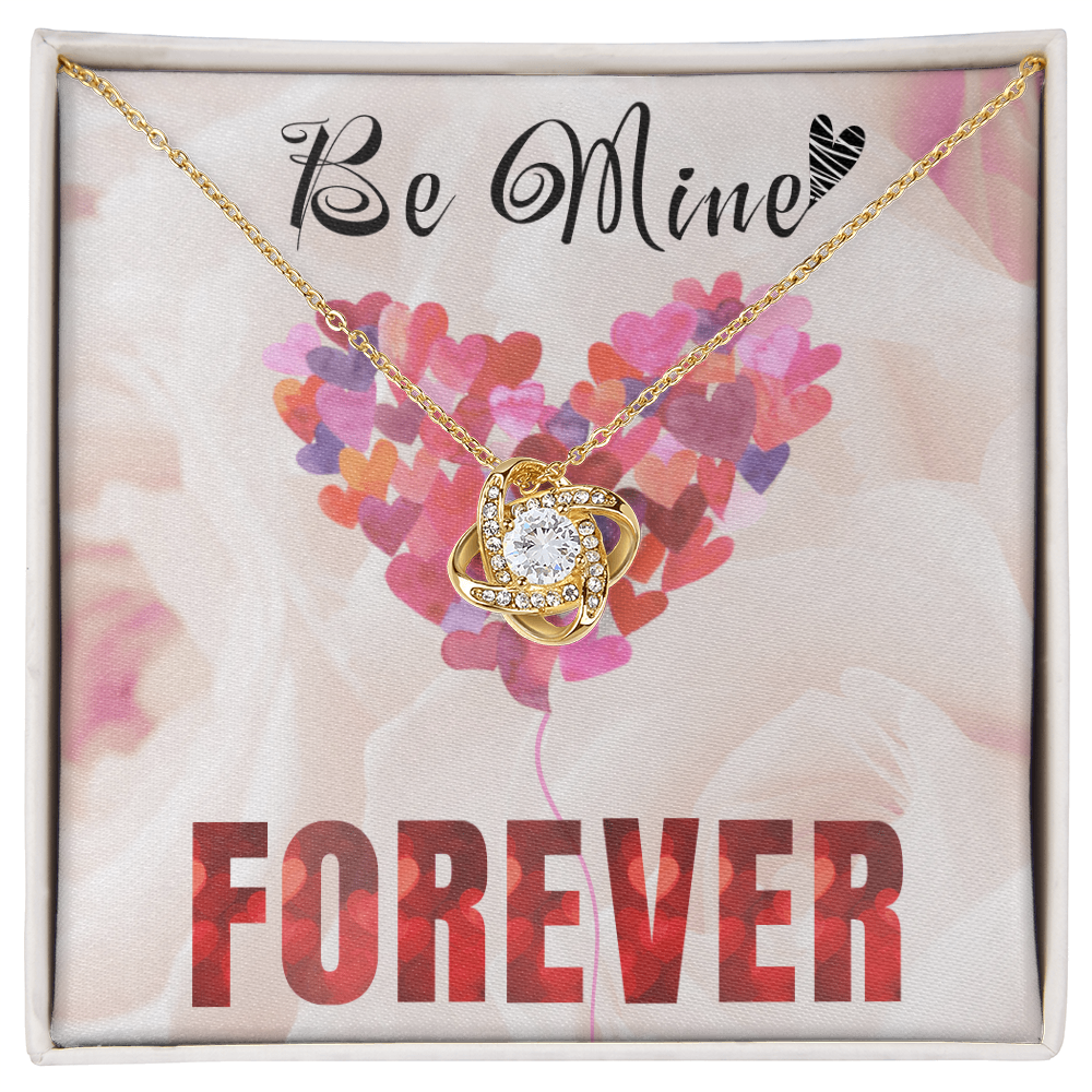 Be Mine Forever Love Knot Necklace