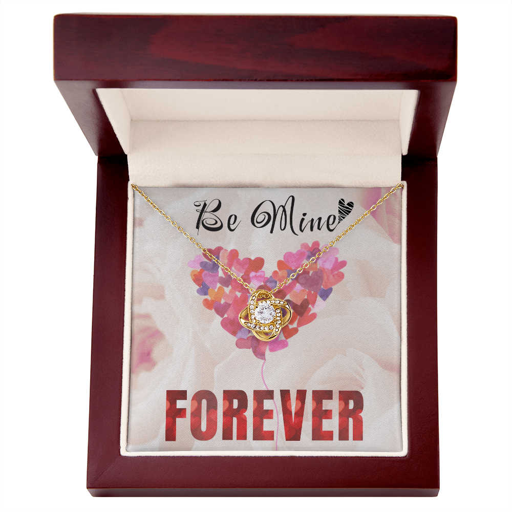 Be Mine Forever Love Knot Necklace