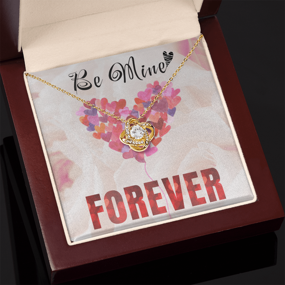 Be Mine Forever Love Knot Necklace