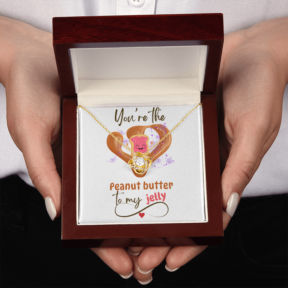 You're the Peanut Butter... Love Knot Necklace