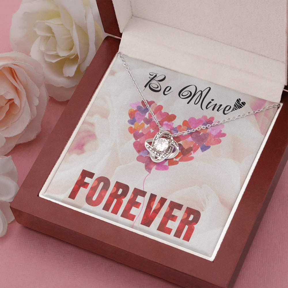 Be Mine Forever Love Knot Necklace