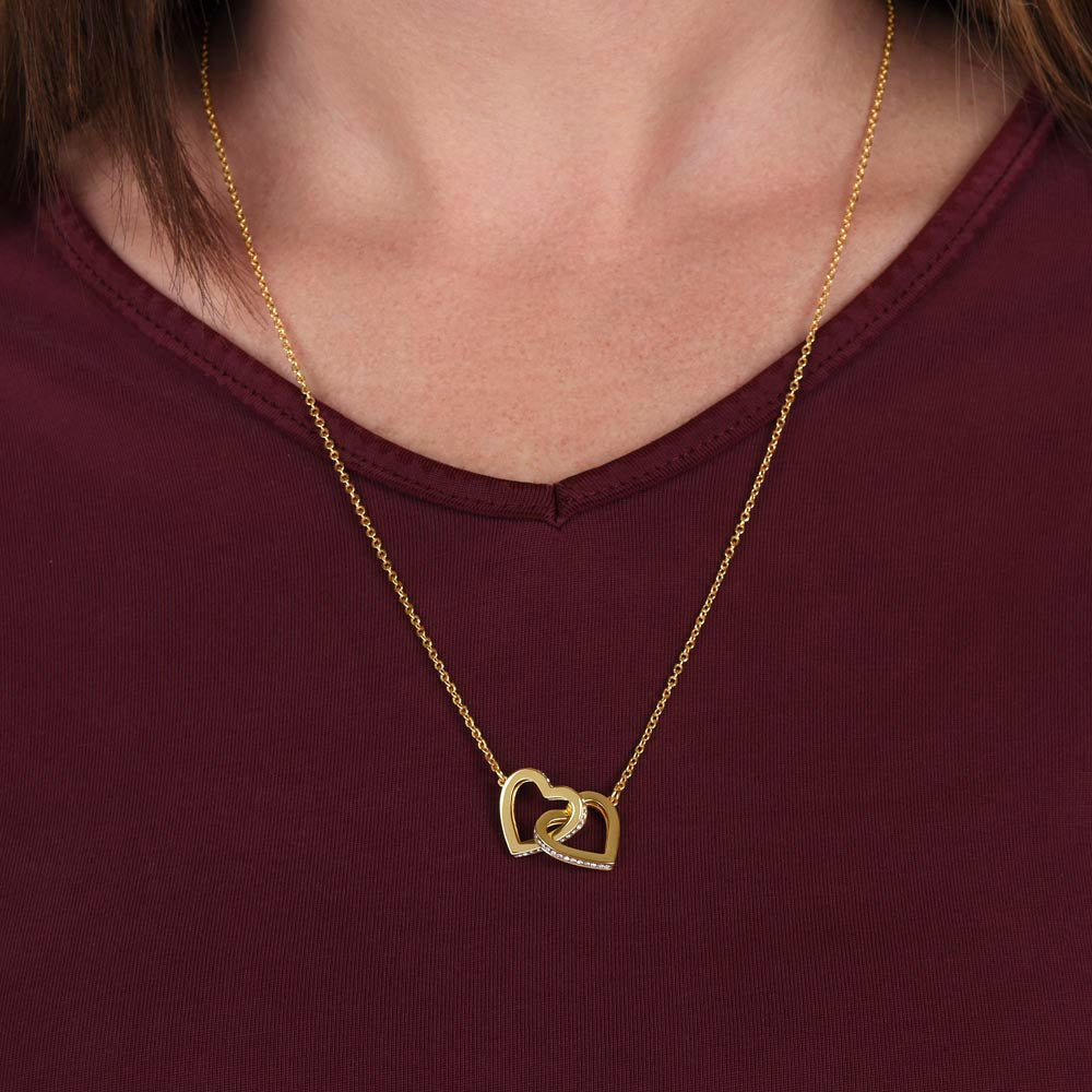 Interlocking Hearts Necklace - A gorgeous gift that will be loved forever!