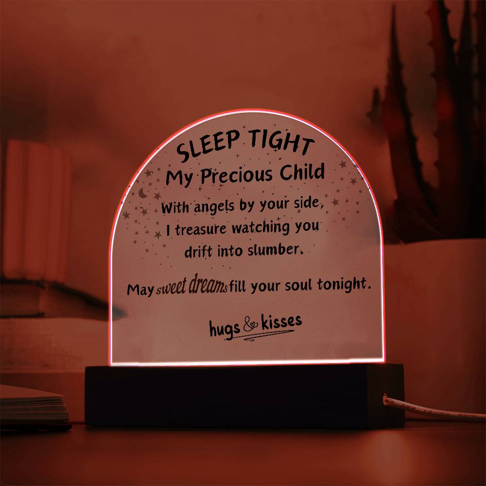 My Precious Child LED Acrylic Dome Plaque