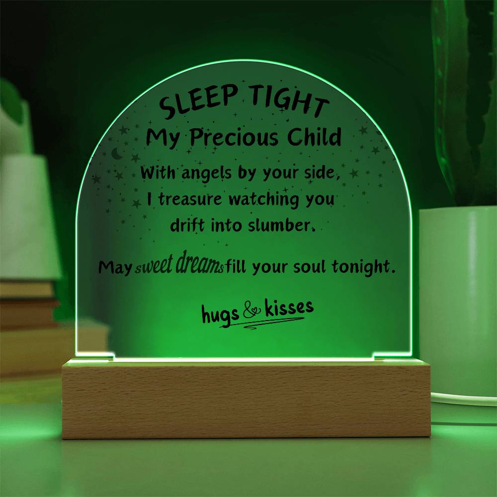 My Precious Child LED Acrylic Dome Plaque