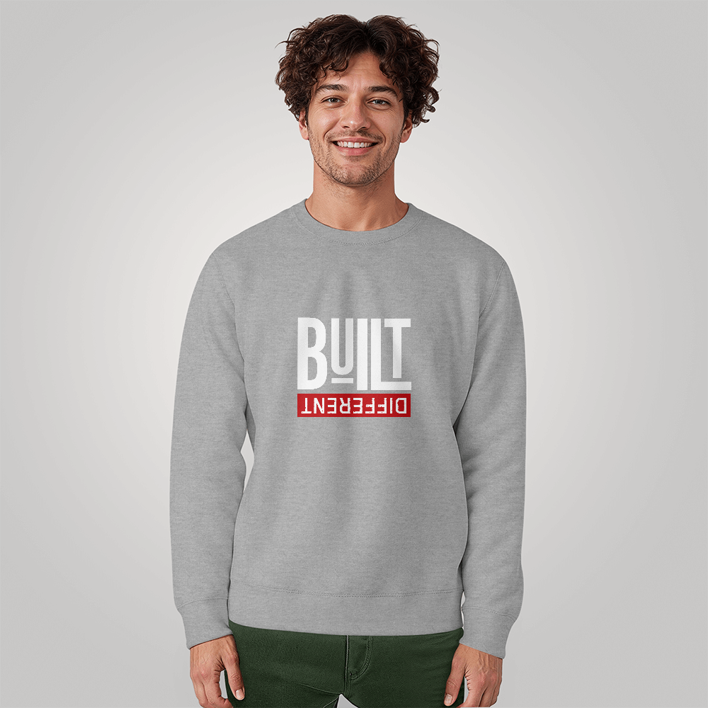 Built Different Black Unisex Sweatshirt