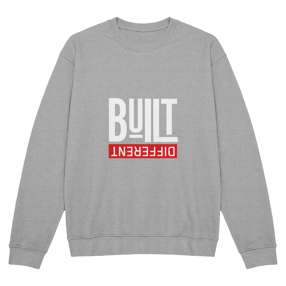 Built Different Black Unisex Sweatshirt