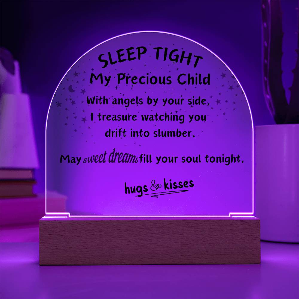 My Precious Child LED Acrylic Dome Plaque