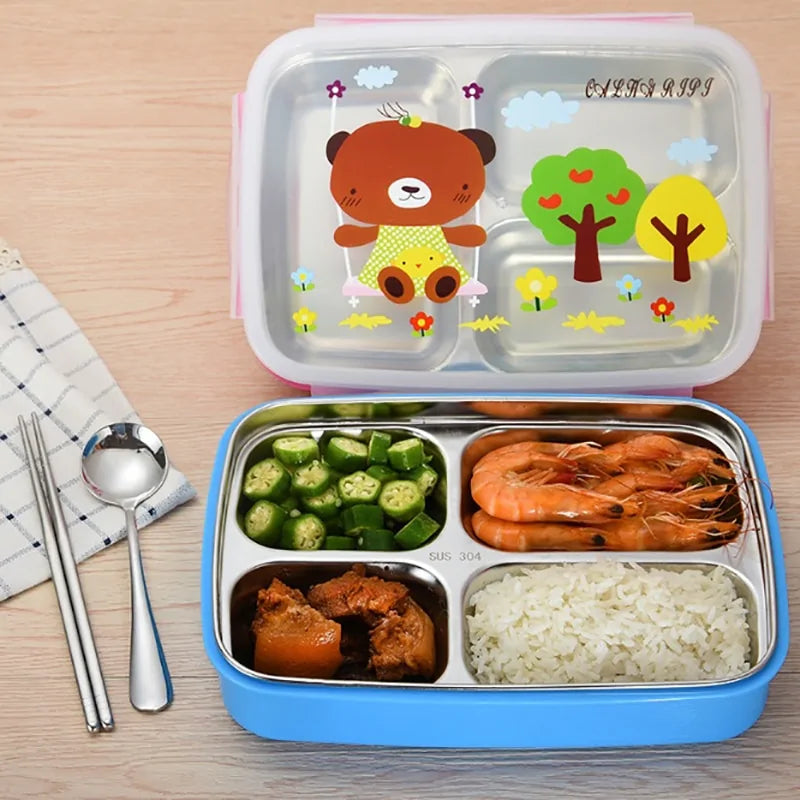 Stainless Steel Cute Bento Lunch Box