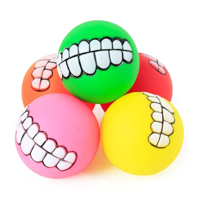 Ball Toy Teeth Cleaner & Treat Dispenser