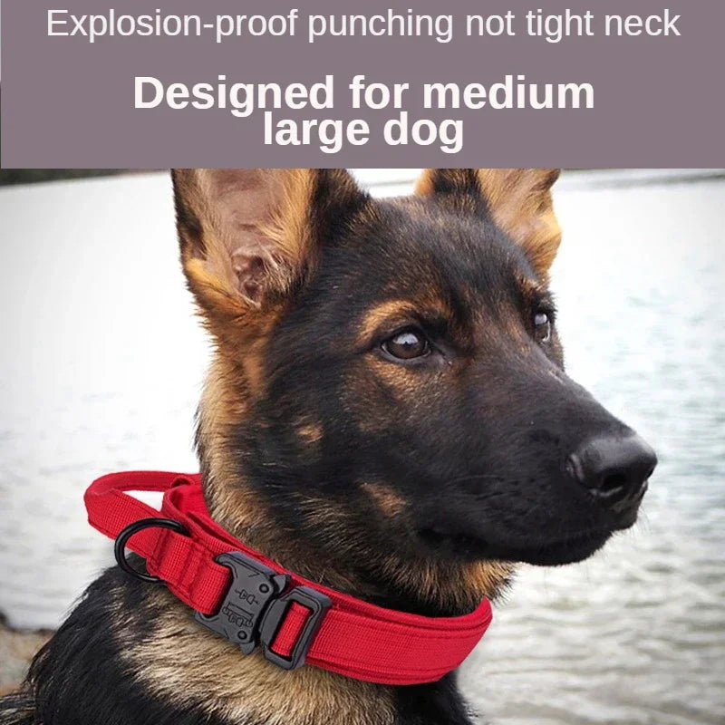 Durable Tactical Dog Collar and Leash Set